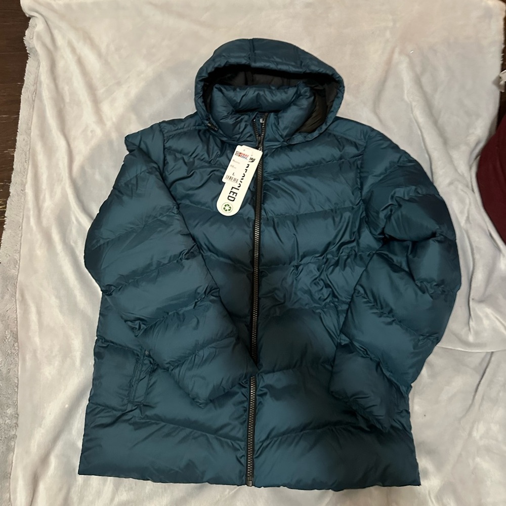 32* Degrees Puffer Coat Blue Ladies L
